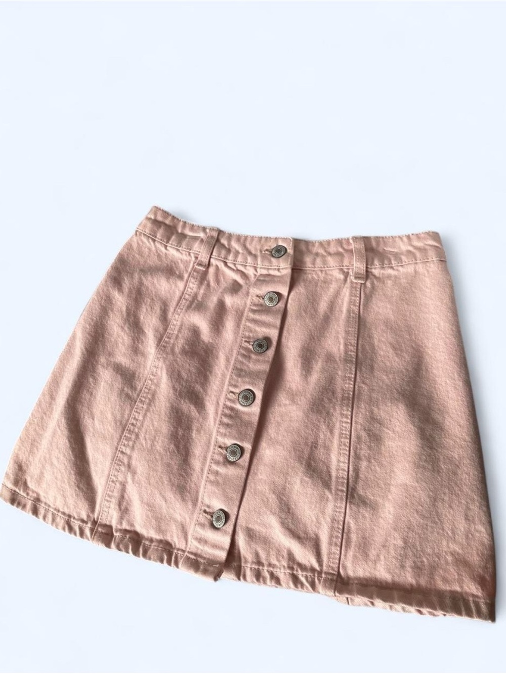 Forever 21 Pink denim mini skirt size 26